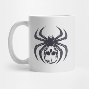 Death Spider Skull Vintage Design Mug